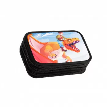 Penar baieti 3 compartimente, echipat cu 46 piese, Dragon Daco PE3030E-2