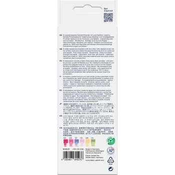 Marker solubil 2 capete set 6 buc flori goldfaber Faber-Castell-2
