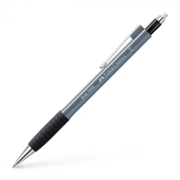 Creion mecanic 0.5mm gri grip 1345 Faber-Castell-2-IMG-slider