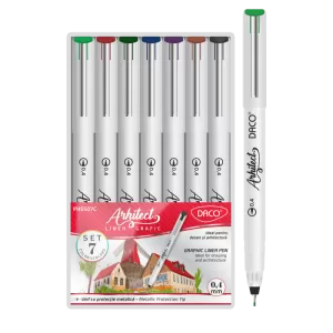 Pix Liner Grafic Arhitect set 7 culori DACO-1-IMG-nav