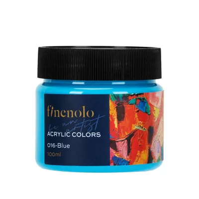 Culori acrilice 100 ml - Albastru - Finenolo Deli-img