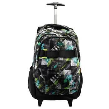 Ghiozdan troler copii, 44.5 cm imprimeu abstract Daco GH4622-1