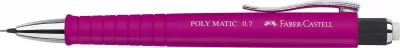 Creion mecanic 0.7mm poly matic roz Faber-Castell-img