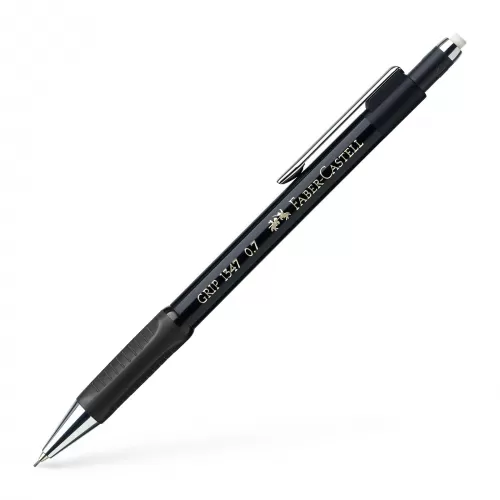 13-Creion-mecanic-0.7mm-negru-grip-1347-Faber~Castell
