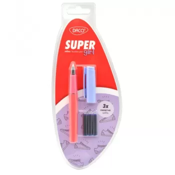 Stilou corp din plastic Super Girl ST204F-1