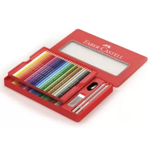 Creioane colorate 48 culori + 4 accesorii cutie metal faber-cast-3-IMG-nav