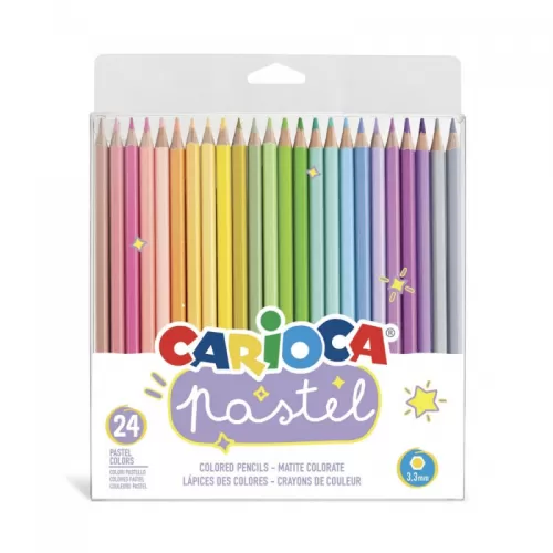 23-Creioane-colorate-24-culori-Pastel-CARIOCA-43310