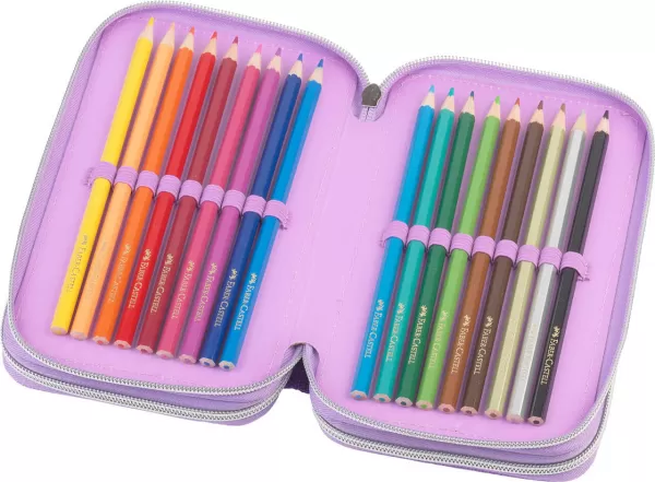 Penar 3 compartimente fete, echipat cu 44 piese, Unicorn 3D Faber-Castell-3-IMG-slider