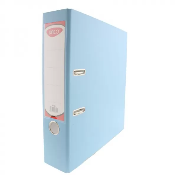 Biblioraft plastifiat albastru deschis, 75 mm, Daco-1-IMG-slider