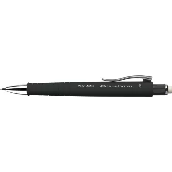 Creion mecanic 0.7mm poly matic negru Faber-Castell-1