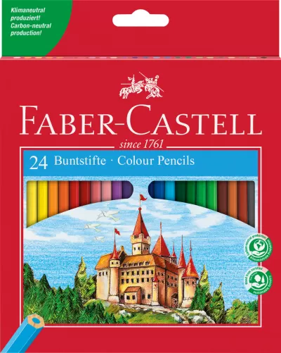 Creioane colorate 24 culori Faber-Castell-img