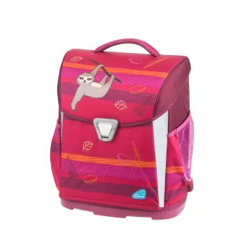 Ghiozdan scolar fete rosu Lazy Lewis + penar, etui, sac sport SCHNEIDERS-2
