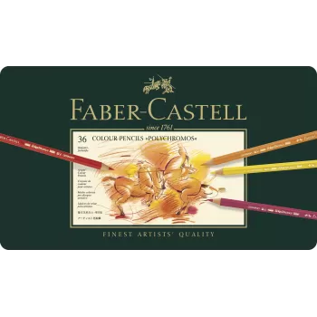 Creioane colorate 36 culori polychromos Faber-Castell-1