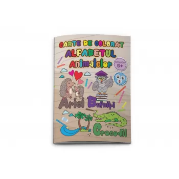 Carte de colorat 5+ Alfabetul Animalelor-1