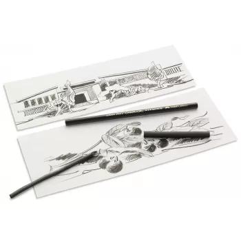 Blister set 10 bucati pitt monochrome carbune Faber-Castell-3