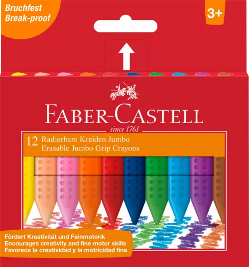 8-Creioane-colorate-plastic-12-culori-jumbo-grip-Faber~Castell