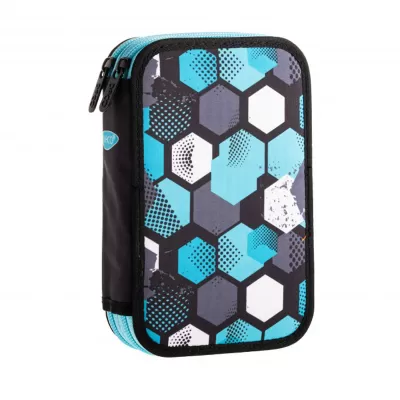 Penar 2 fermoare echipat 37 piese, fagure blue Daco PE290E-img