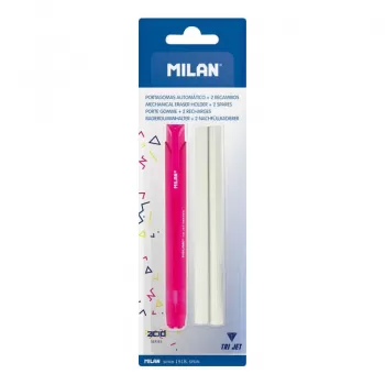 Radiera cu mecanism, triunghiulara, 12 cm Tri Jet Milan -1
