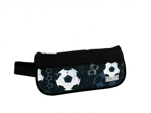 Penar tip borseta, imprimeu mingi fotbal, 1 fermoar Ecada 786608-1-IMG-slider