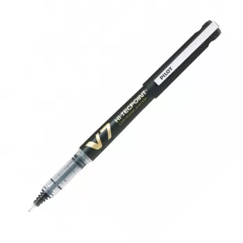 Roller Pilot reincarcabil 0.7 mm , negru, V7 Hi-Tecpoint-1