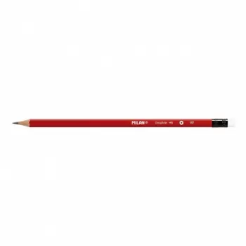 Creion grafit HB hexagonal cu radieră MILAN-1