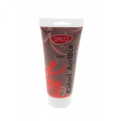 Culori acrilice 200 ml - Rosu Vermilion - Daco CU3200RV-img