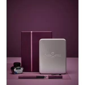 Set stilou cu calimara cerneala si convertor, Berry, Grip 2011 Faber-Castell-2-IMG-nav