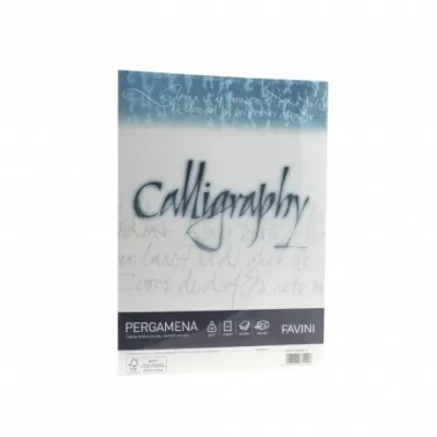 Hârtie caligrafică 90g/mp A4 20 coli ALB FAVINI PERGAMENA-img