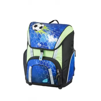 Ghiozdan scolar baieti fotbal + etui, sac sport si cutie pentru carti SCHNEIDERS-2