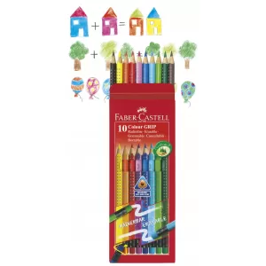 Creioane colorate 10 culori cu guma grip 2001 Faber-Castell-3-IMG-nav
