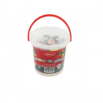 Plastilina 10 culori, 400G, in galeata DACO PL410-1
