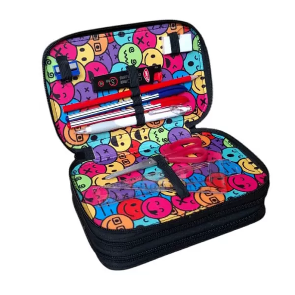 Penar 3 compartimente, echipat cu 46 de piese, Emoticons Daco PE3032E-3-IMG-slider