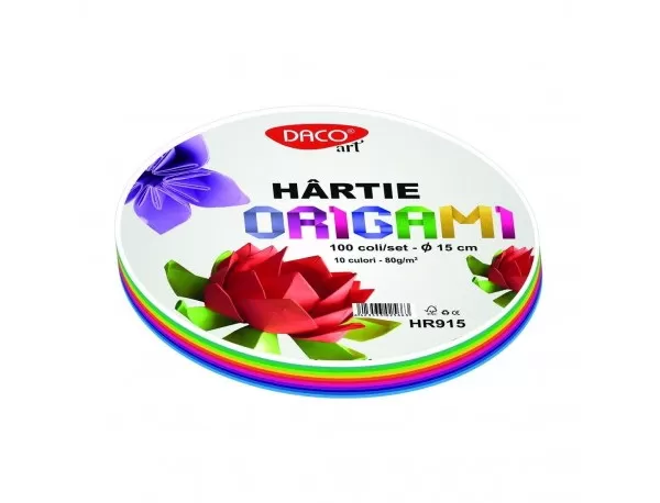 Hârtie origami 15 cm, 100/ set DACO-1-IMG-slider