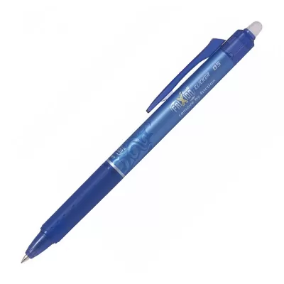 Pix Pilot Frixion Clicker 0.5 mm, albastru, cu rescriere-img