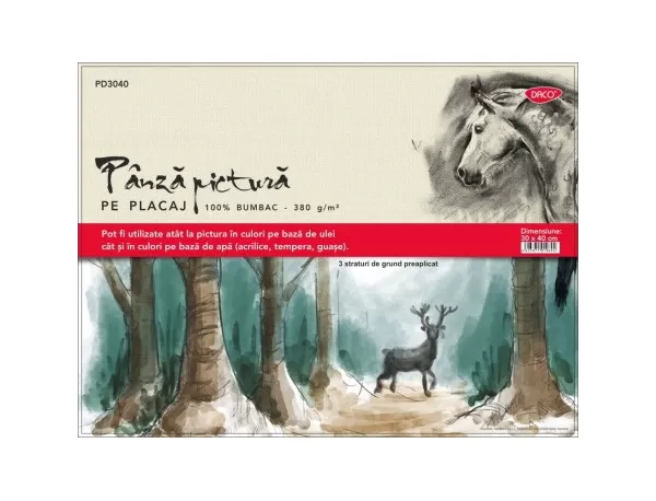 Pânză pictură pe carton 30X40 cm DACO PD3040-1-IMG-slider