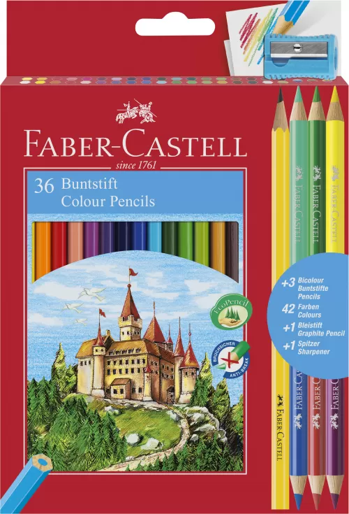 2-Creioane-colorate-36+3+1-culori-eco-Faber~Castell