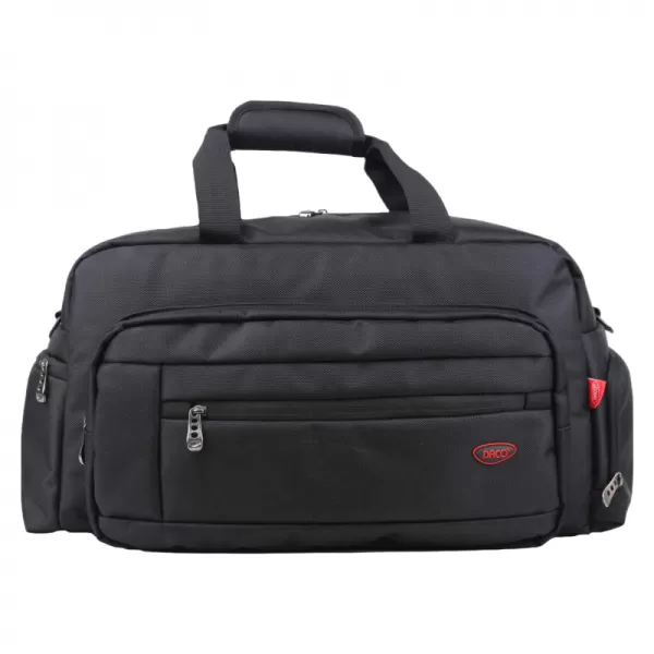 Geanta voiaj mica, 5 fermoare, neagra, 50 cm Daco GL197-1-IMG-slider