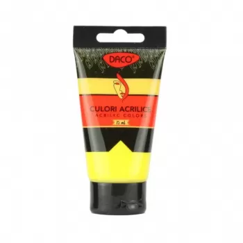 Acuarele acrilice 75ml - Galben Citron - Daco CU375GCT-1