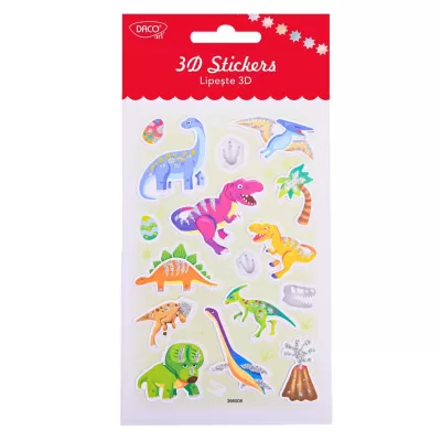 Abtibilduri Dinozauri - lipeste 3D Daco AB163-img