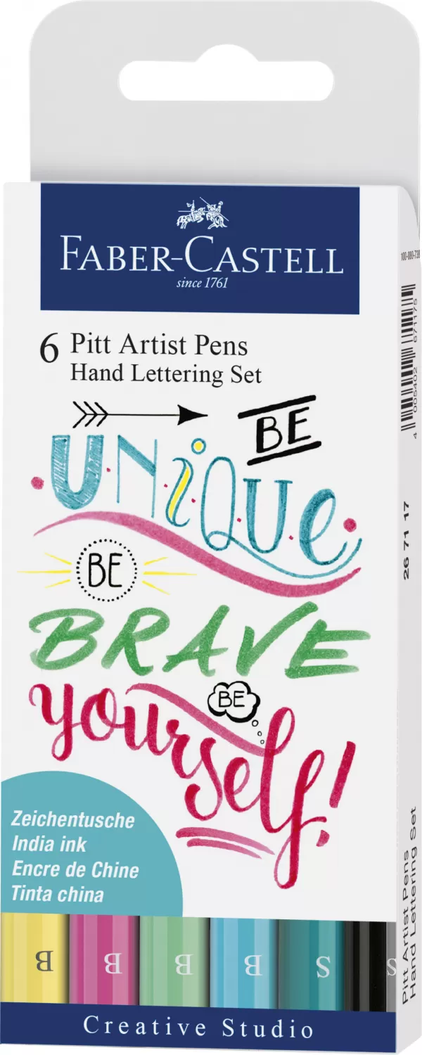 Pitt artist pen set caligrafic 6 buc pastel Faber-Castell-1-IMG-slider