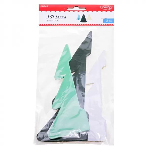 Accesorii craft - Brazi 3D din carton Daco AD765-2-IMG-slider