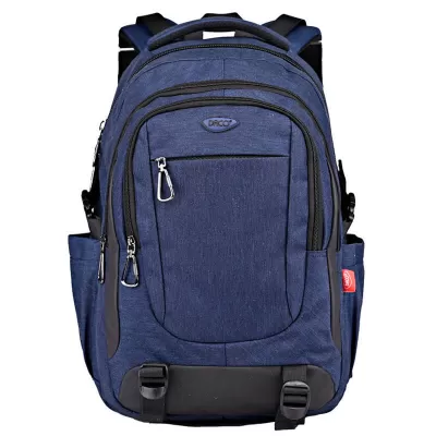 Ghiozdan baieti liceu, albastru, 4 compartimente, 47 cm Daco GH582-img