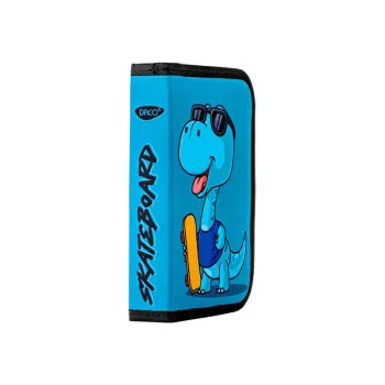Penar copii cu 1 compartiment si 2 extensii, neechipat, Dino Skate Daco PE1979-2