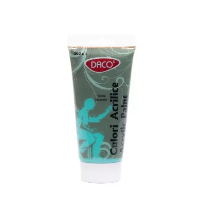 Culori acrilice - Verde smarald 200 ml Daco CU3200VSM-img