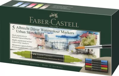 Set 5 markere solubile sketching a.durer Faber-Castell-img