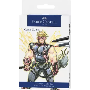 Set pitt artist pen comic 11 piese Faber-Castell-1-IMG-nav