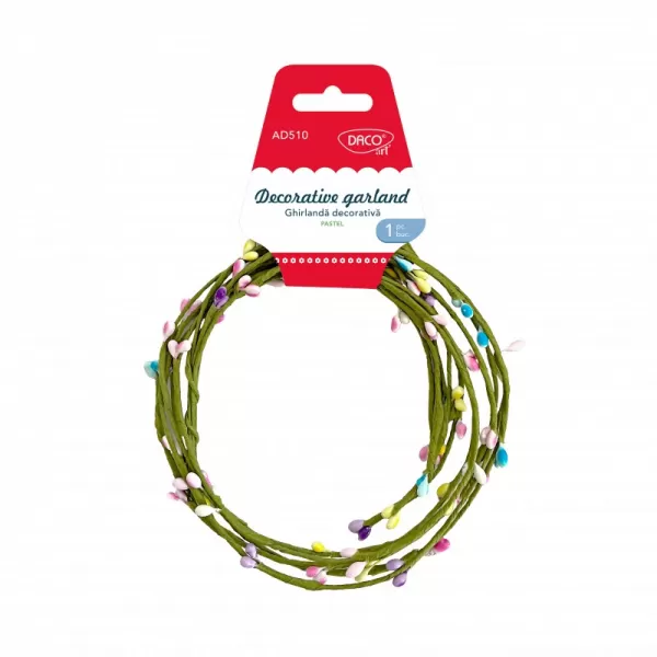 Accesorii craft - ghirlanda decorativa cu matisori Daco AD510-1-IMG-slider