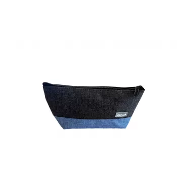 Penar etui bicolor, bleumarin - albastru deschis, 1 fermoar Ecada 786034A-1