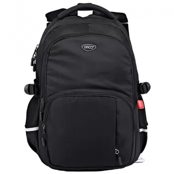 Rucsac scoala 4 compartimente, negru, 47 cm, Daco GH579-1