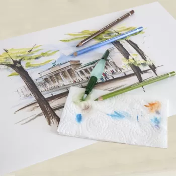 Pensula cu rezervor apa Faber-Castell-3